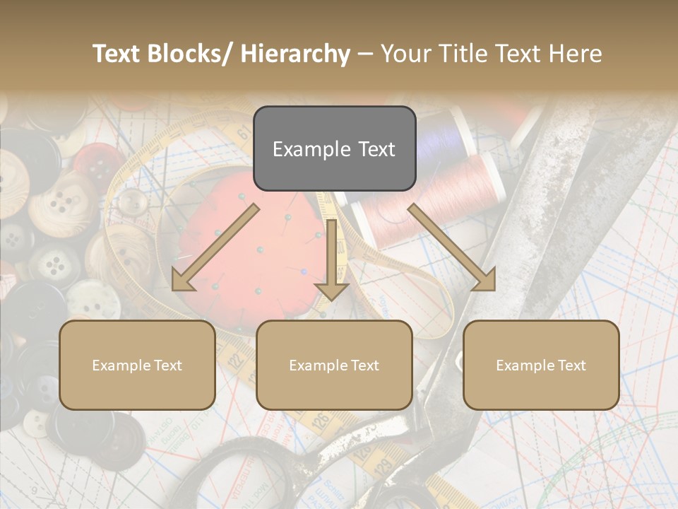Measuring Tape Swatch Clothing PowerPoint Template