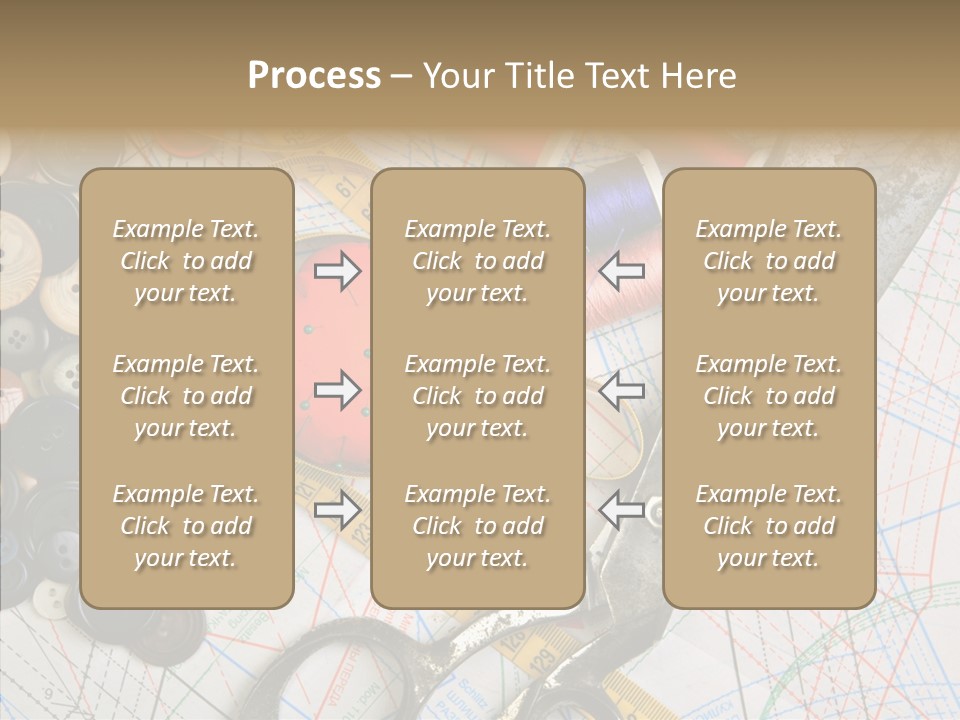 Measuring Tape Swatch Clothing PowerPoint Template