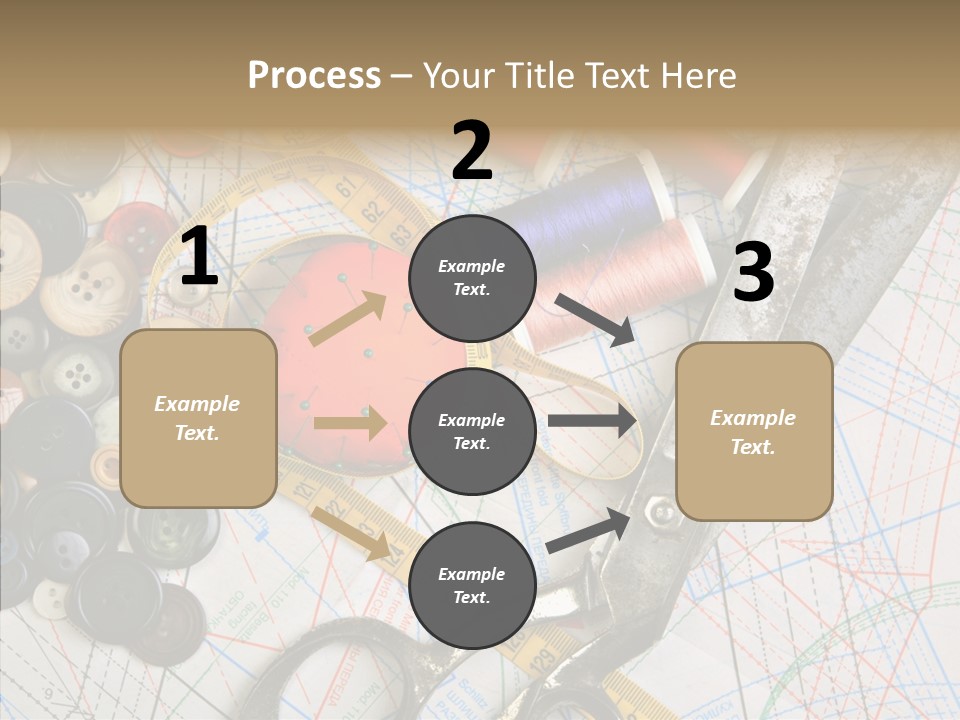 Measuring Tape Swatch Clothing PowerPoint Template
