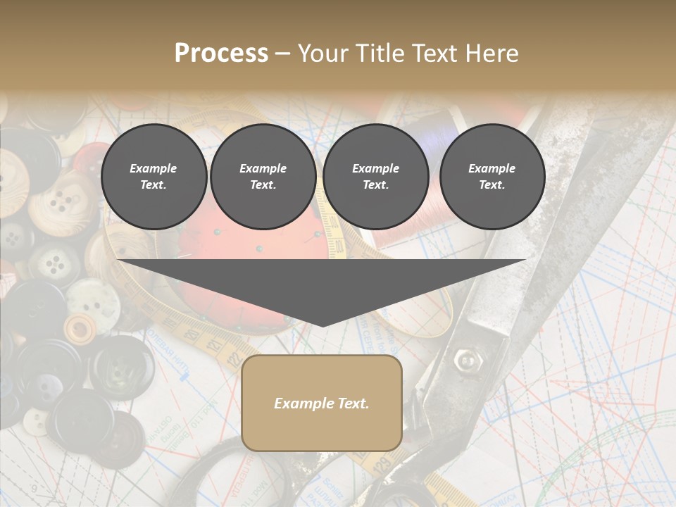 Measuring Tape Swatch Clothing PowerPoint Template