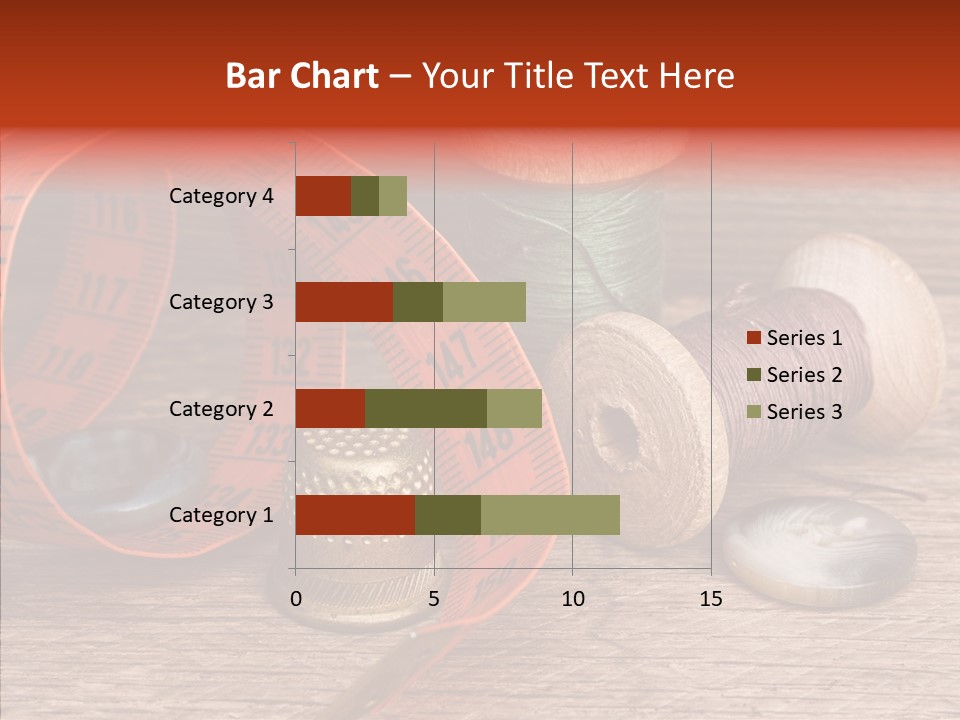 Vintage Seamstress Supplies PowerPoint Template