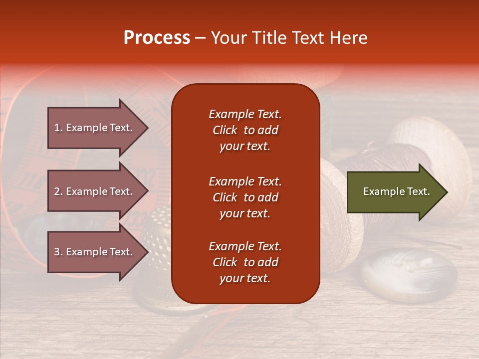 Vintage Seamstress Supplies PowerPoint Template