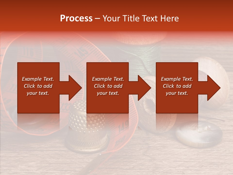 Vintage Seamstress Supplies PowerPoint Template