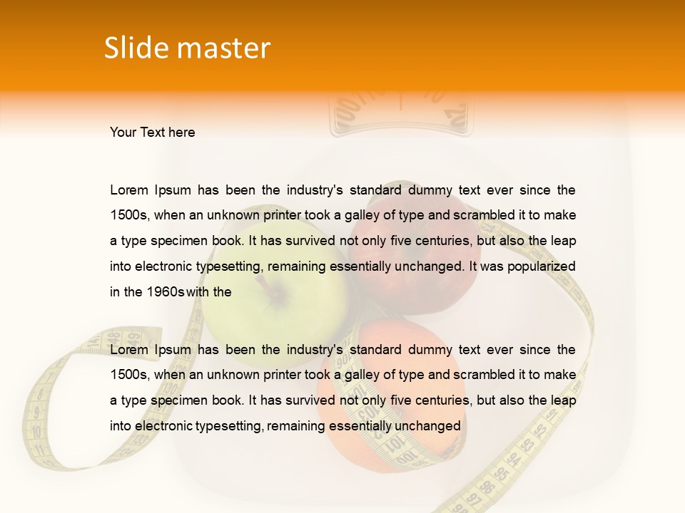 Nutritionist Measure Dietitian PowerPoint Template