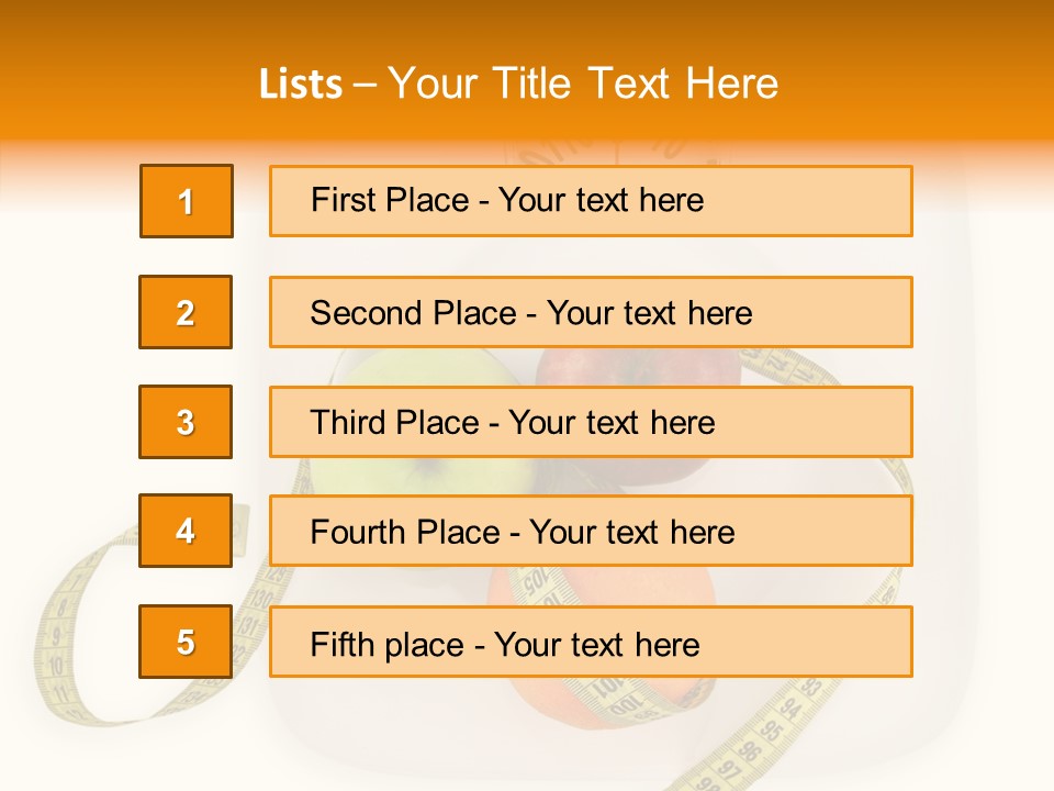 Nutritionist Measure Dietitian PowerPoint Template