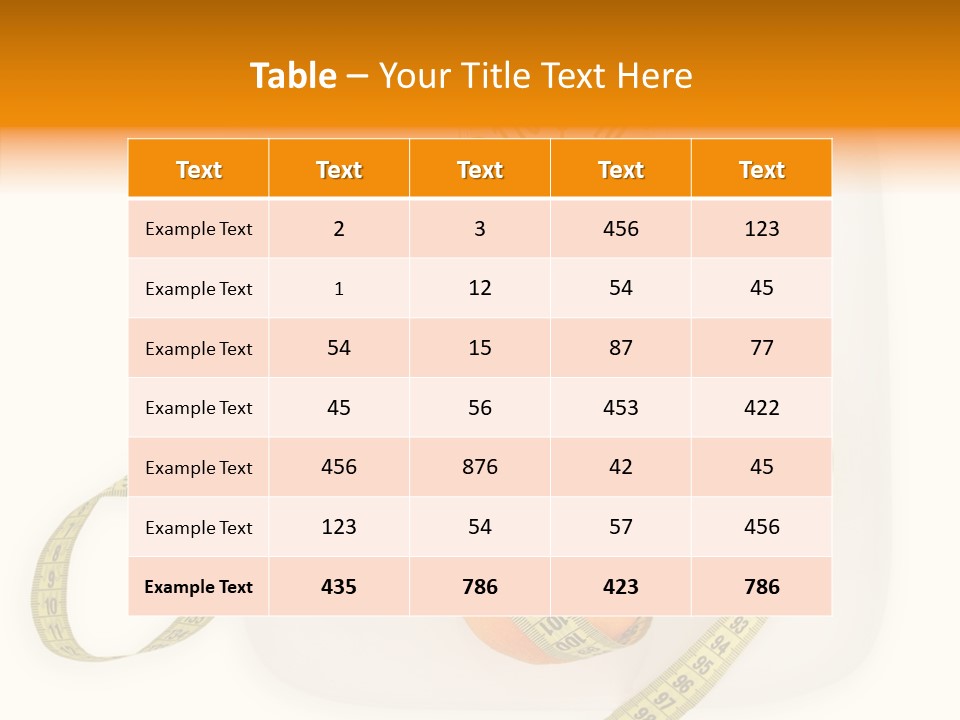 Nutritionist Measure Dietitian PowerPoint Template