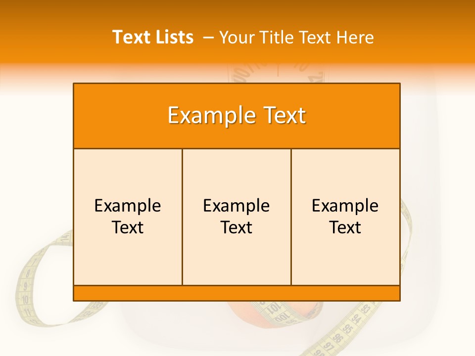 Nutritionist Measure Dietitian PowerPoint Template