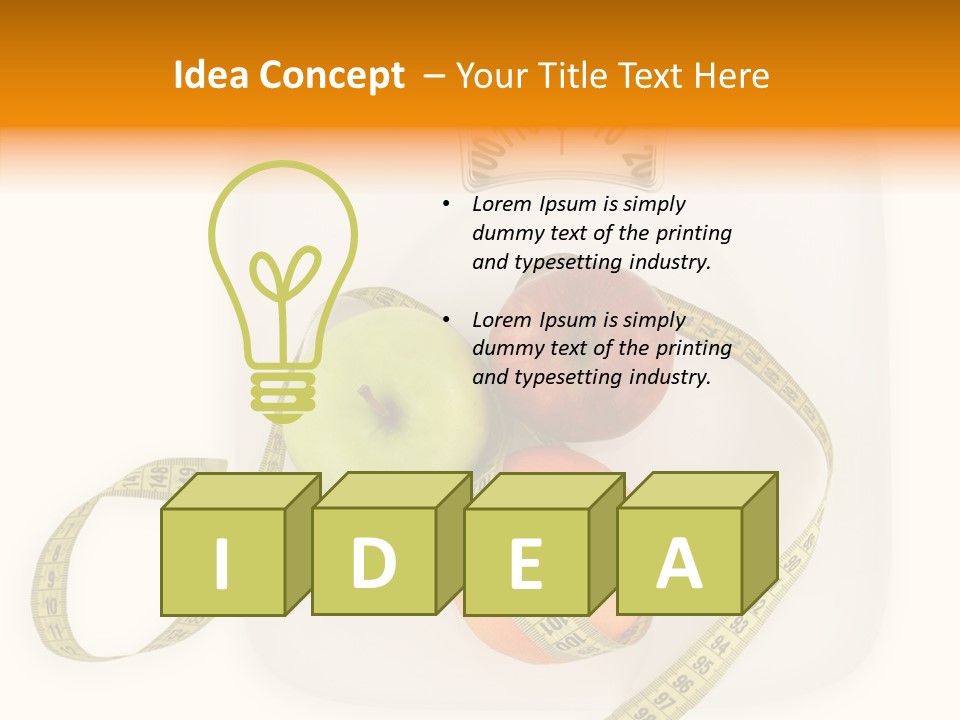 Nutritionist Measure Dietitian PowerPoint Template