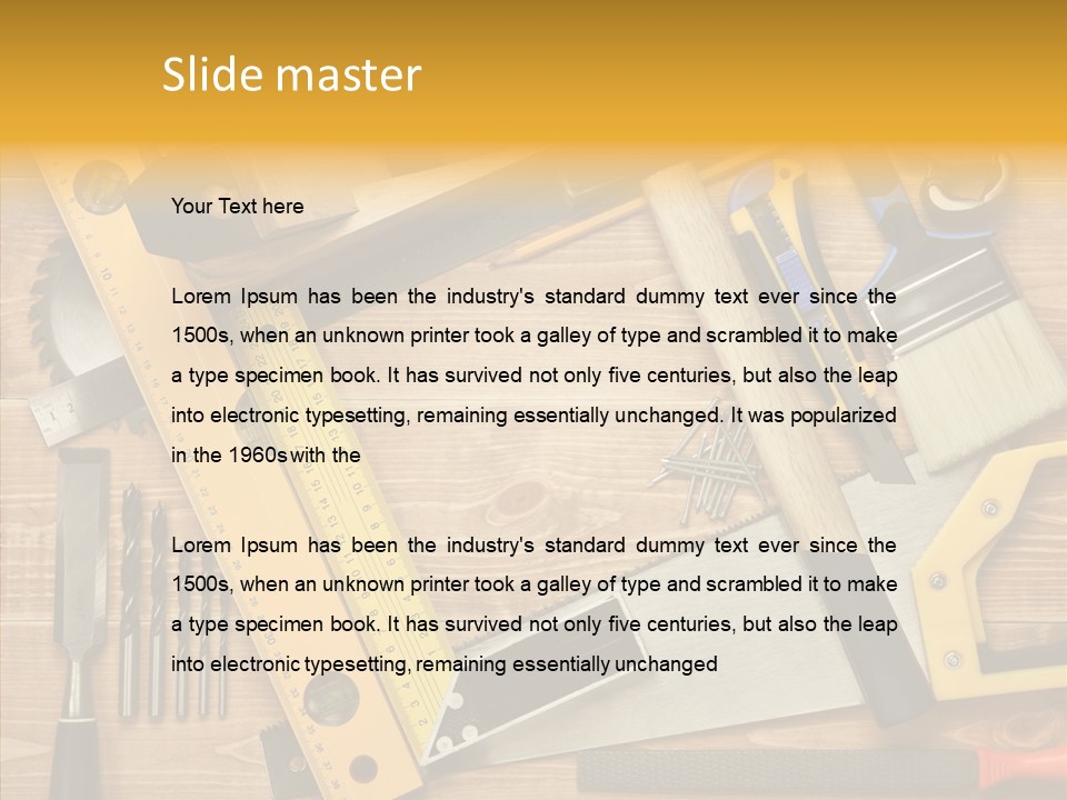 Industrial Construction Work PowerPoint Template