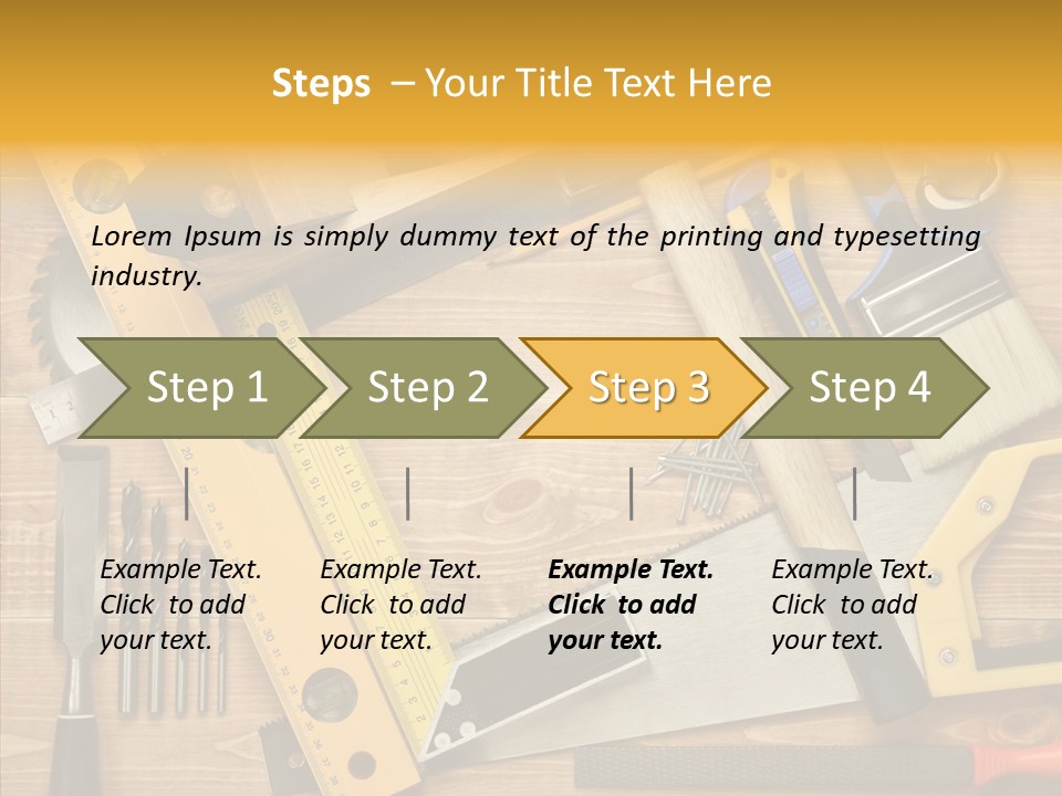 Industrial Construction Work PowerPoint Template