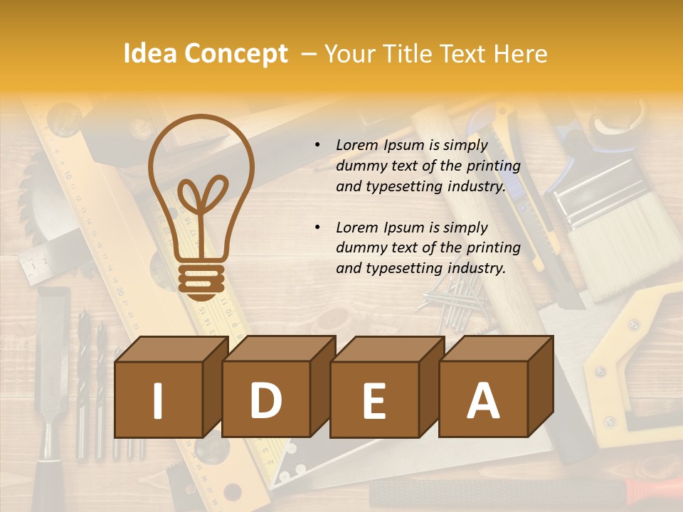 Industrial Construction Work PowerPoint Template