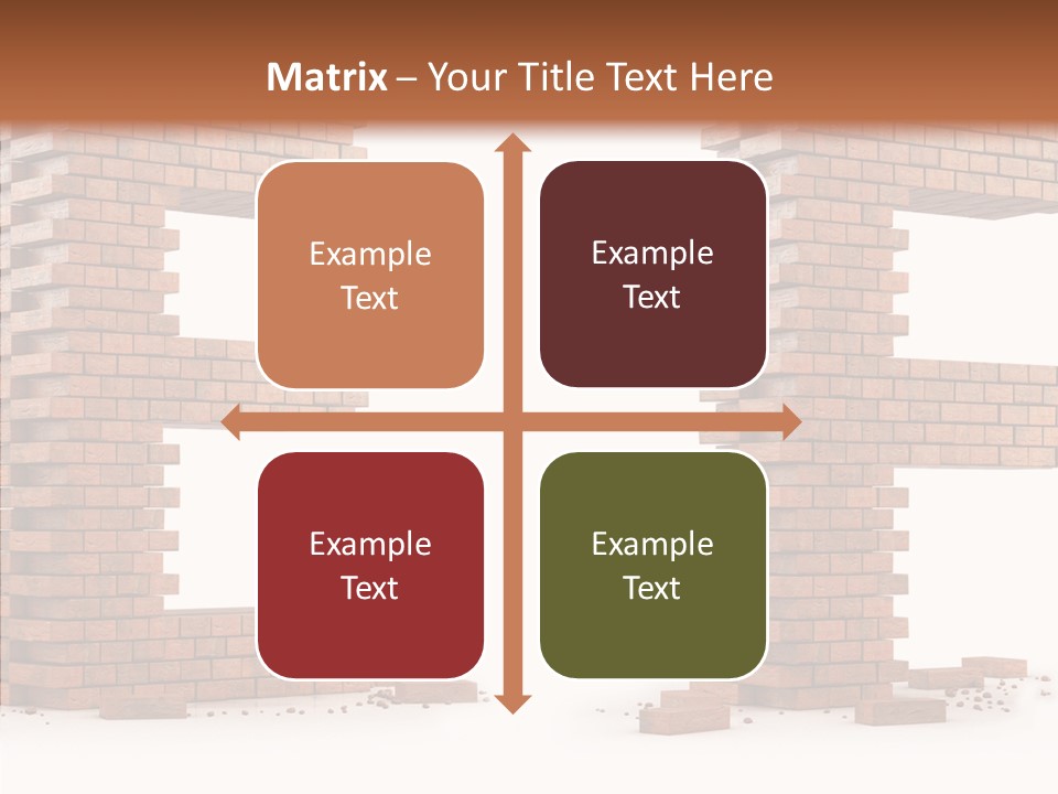 Typography Green Red PowerPoint Template