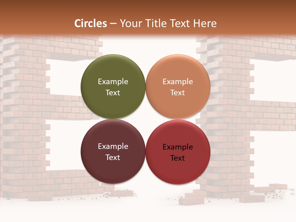 Typography Green Red PowerPoint Template