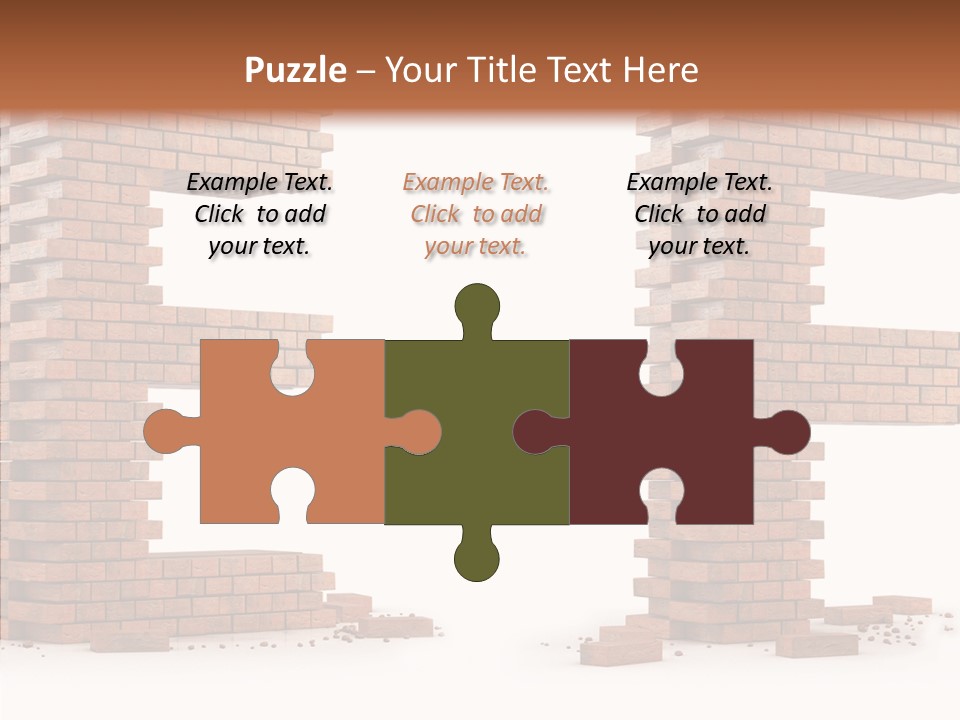 Typography Green Red PowerPoint Template