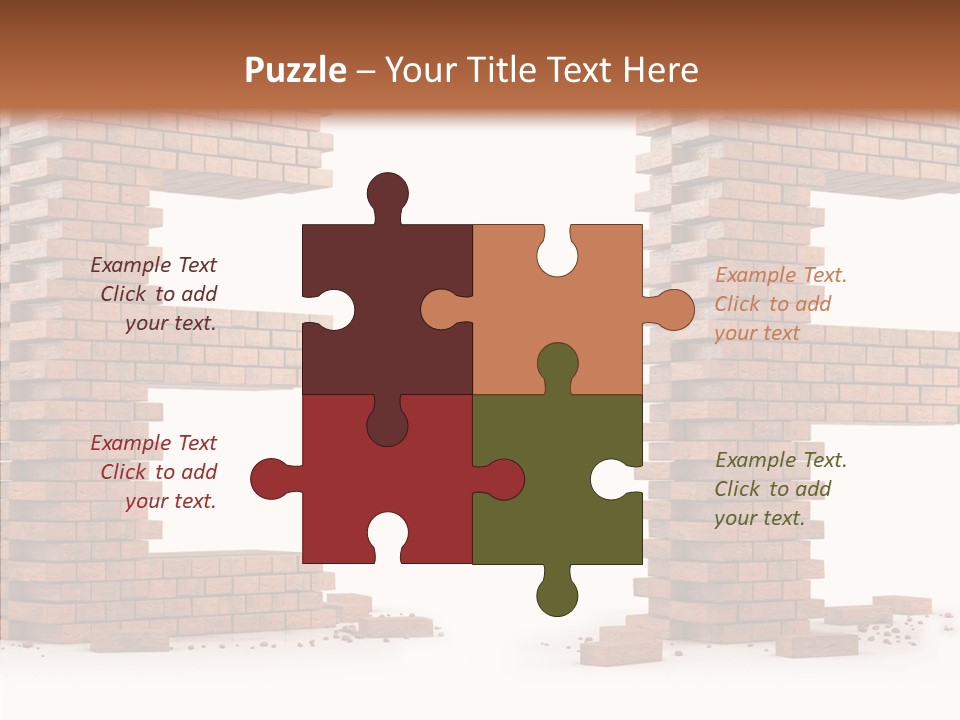 Typography Green Red PowerPoint Template