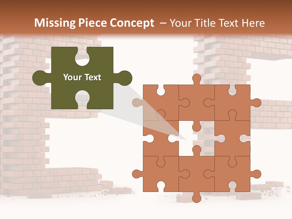 Typography Green Red PowerPoint Template