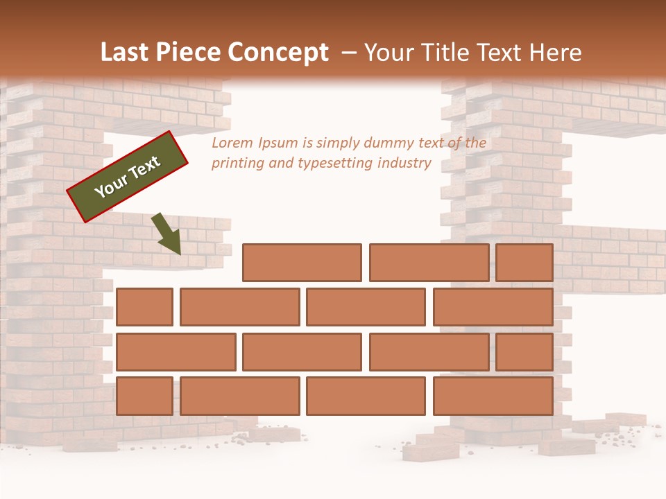 Typography Green Red PowerPoint Template