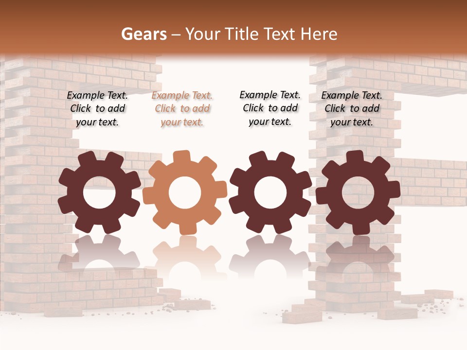 Typography Green Red PowerPoint Template