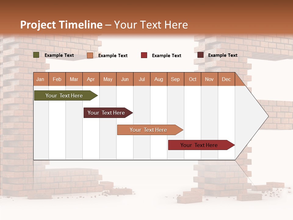 Typography Green Red PowerPoint Template