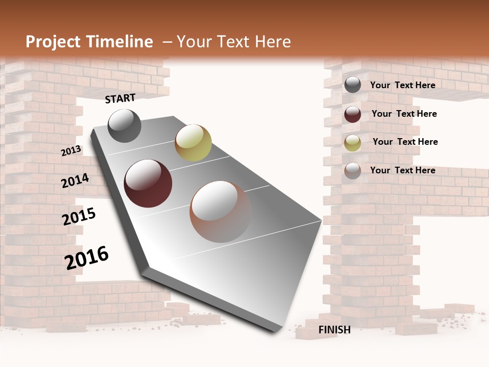 Typography Green Red PowerPoint Template