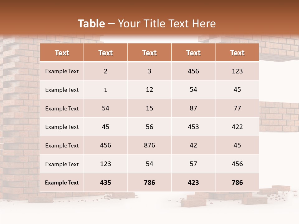 Typography Green Red PowerPoint Template