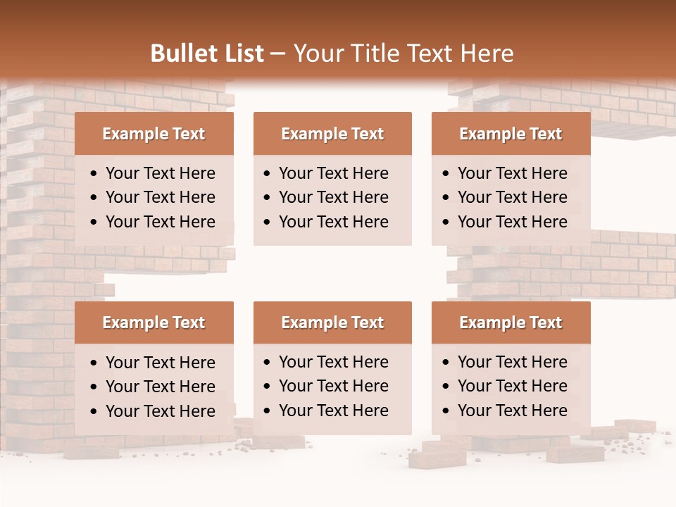 Typography Green Red PowerPoint Template