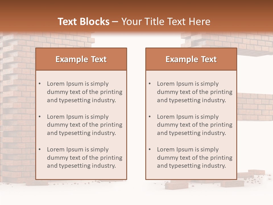 Typography Green Red PowerPoint Template