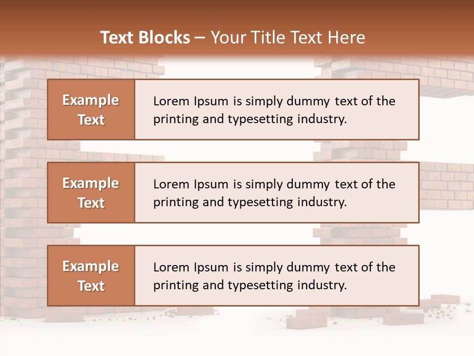 Typography Green Red PowerPoint Template