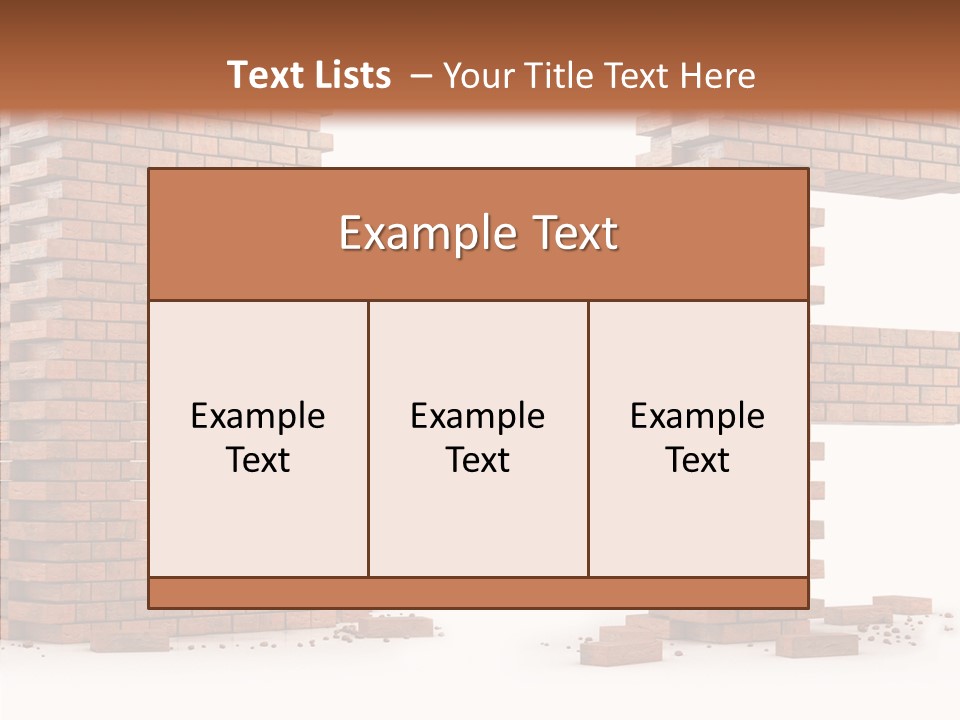 Typography Green Red PowerPoint Template