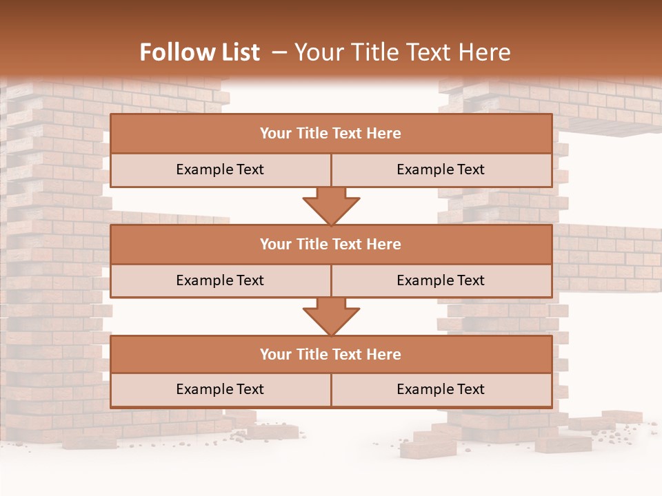 Typography Green Red PowerPoint Template