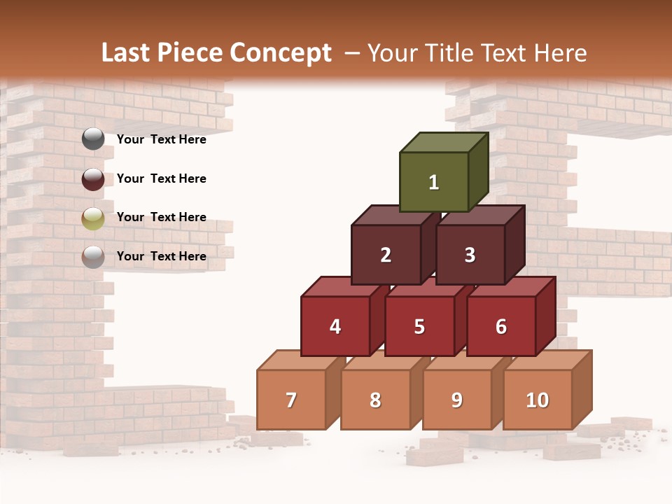 Typography Green Red PowerPoint Template