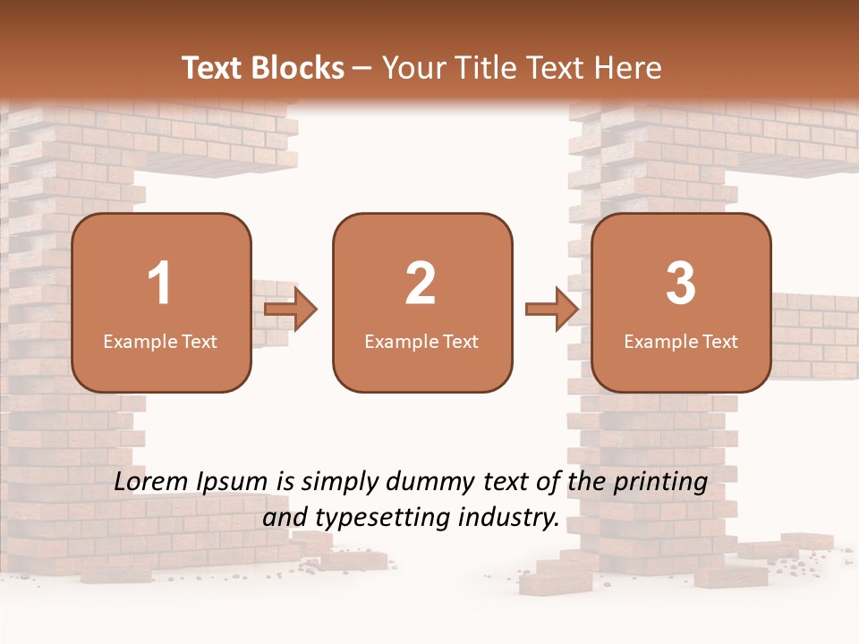 Typography Green Red PowerPoint Template