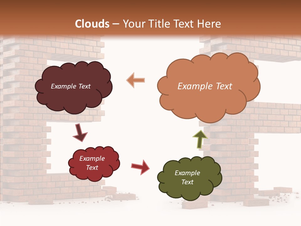 Typography Green Red PowerPoint Template