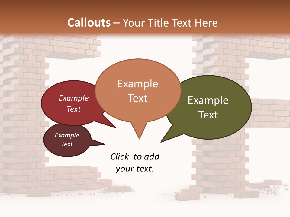 Typography Green Red PowerPoint Template