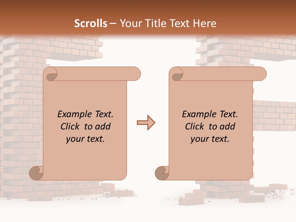 Typography Green Red PowerPoint Template