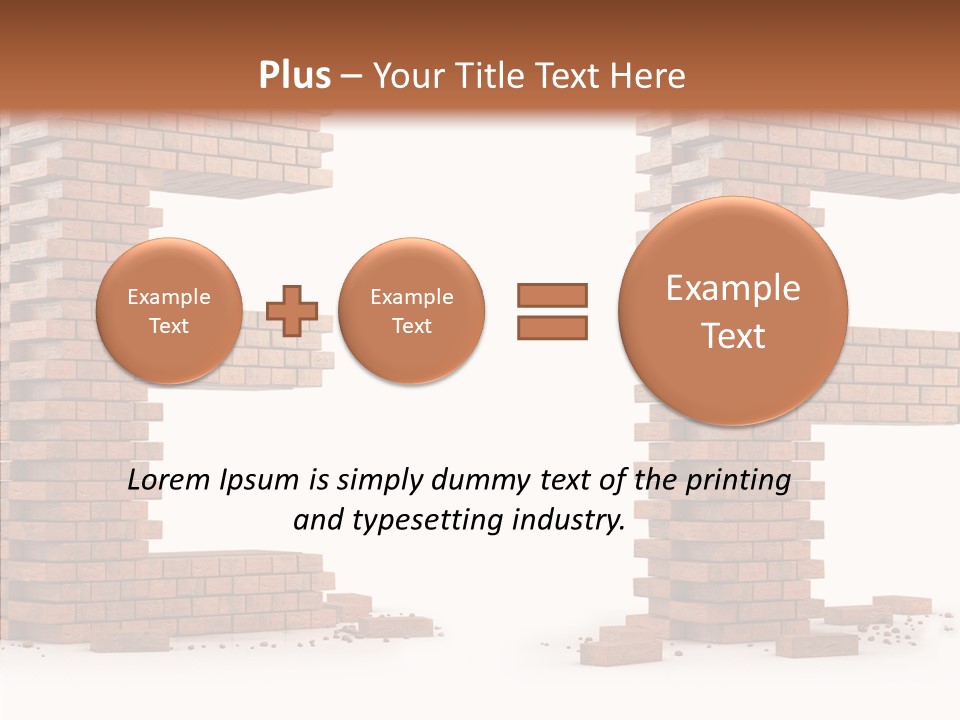 Typography Green Red PowerPoint Template