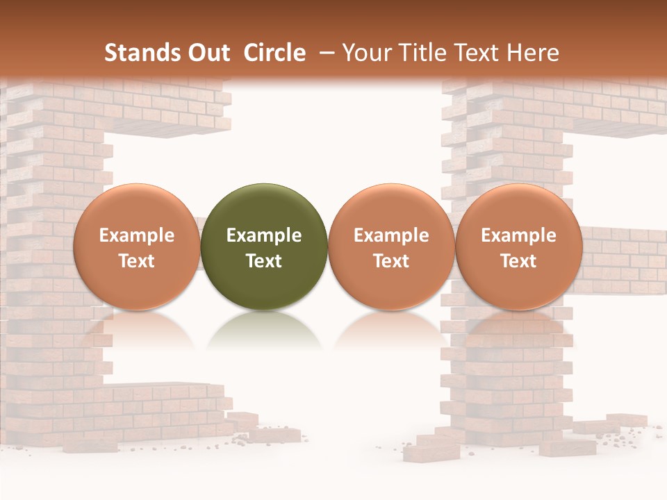 Typography Green Red PowerPoint Template