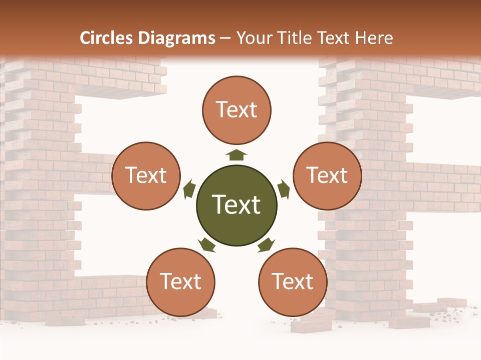 Typography Green Red PowerPoint Template