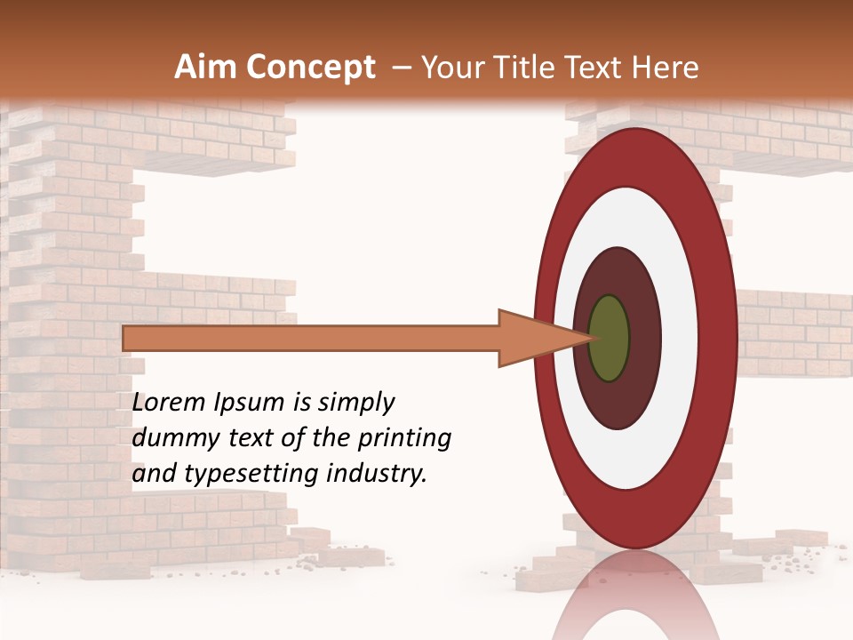 Typography Green Red PowerPoint Template