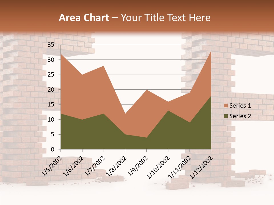 Typography Green Red PowerPoint Template