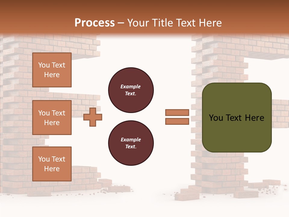 Typography Green Red PowerPoint Template