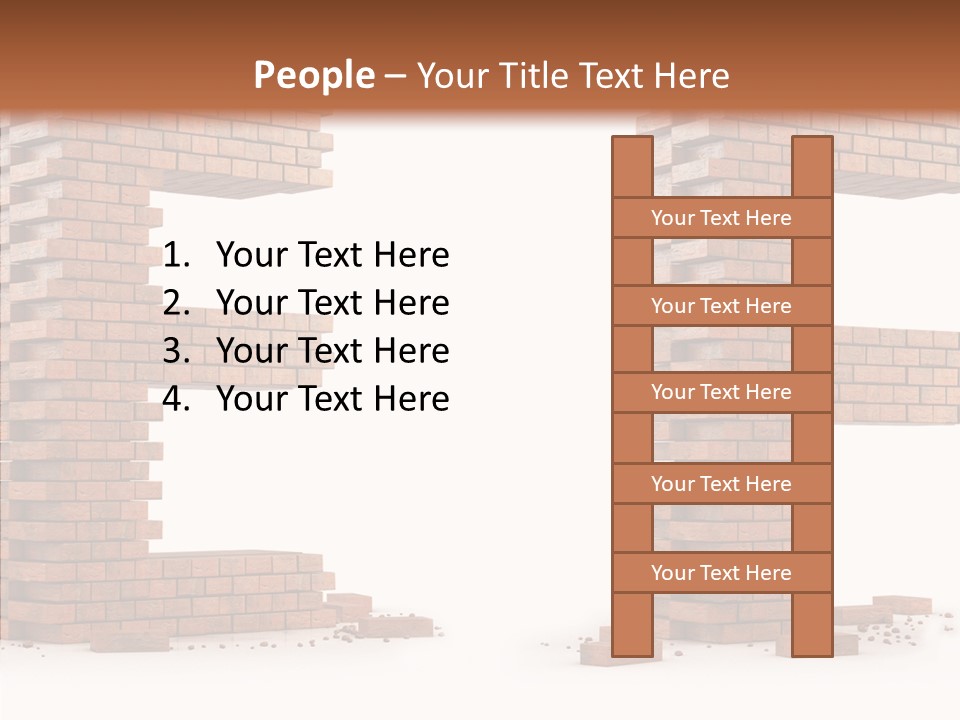 Typography Green Red PowerPoint Template