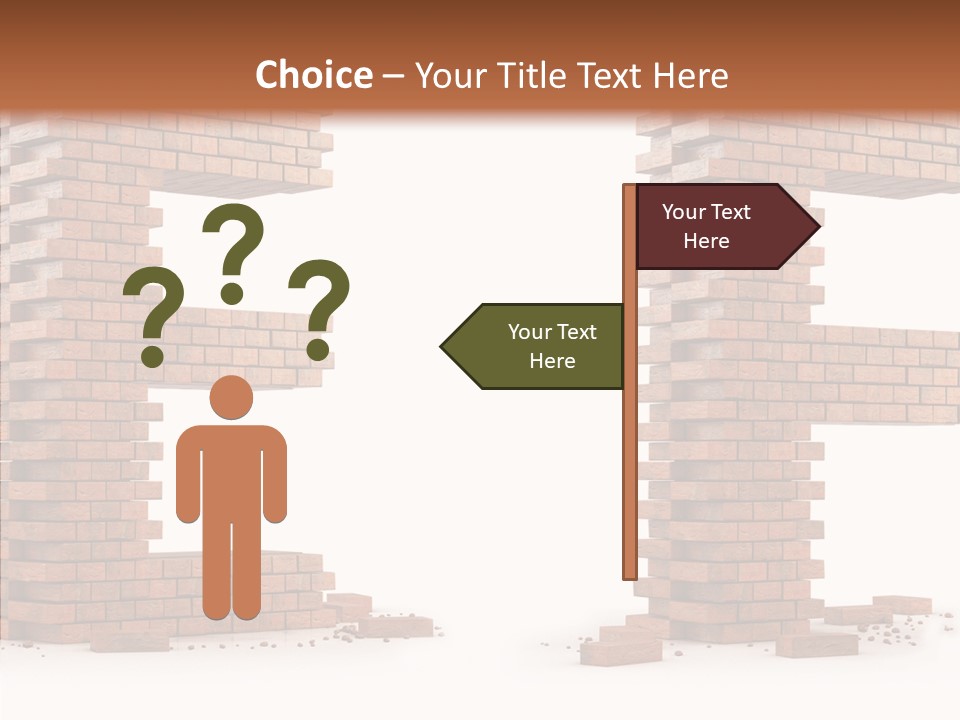 Typography Green Red PowerPoint Template