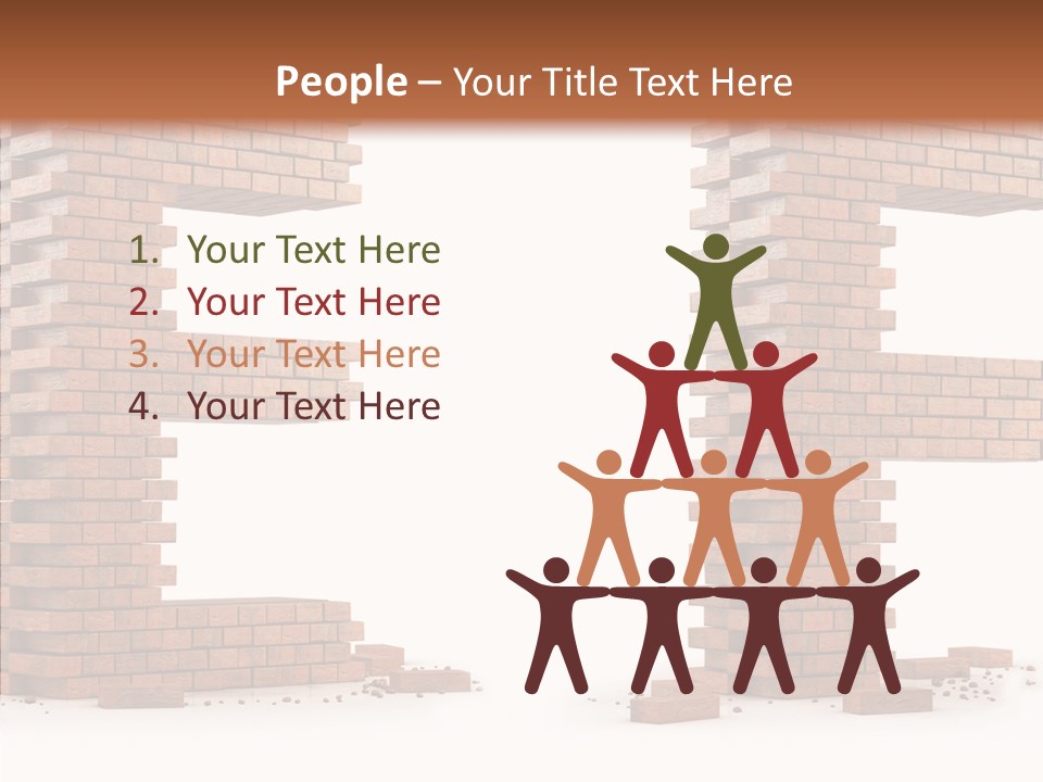 Typography Green Red PowerPoint Template