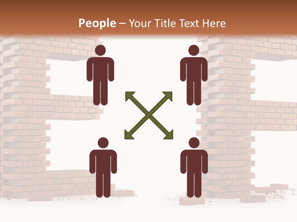 Typography Green Red PowerPoint Template