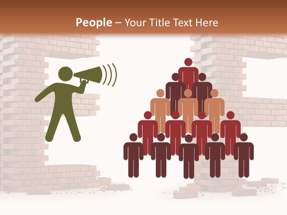 Typography Green Red PowerPoint Template