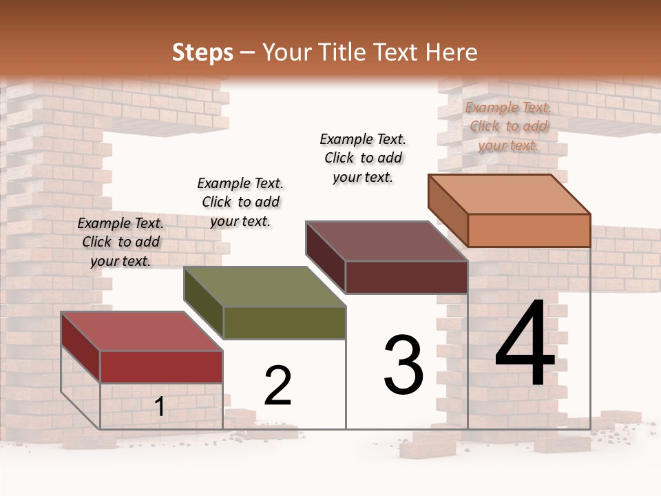 Typography Green Red PowerPoint Template