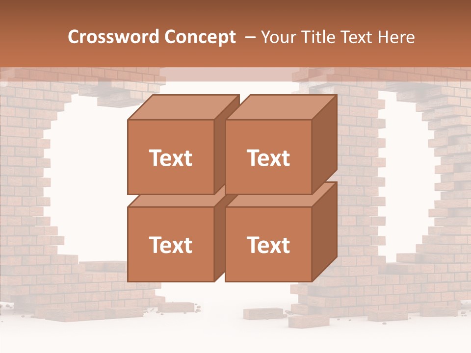 Backdrop Type Cement PowerPoint Template