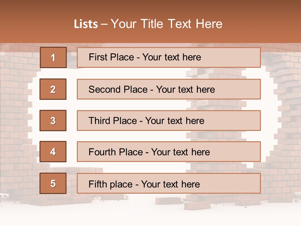 Backdrop Type Cement PowerPoint Template