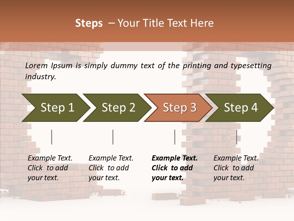 Backdrop Type Cement PowerPoint Template